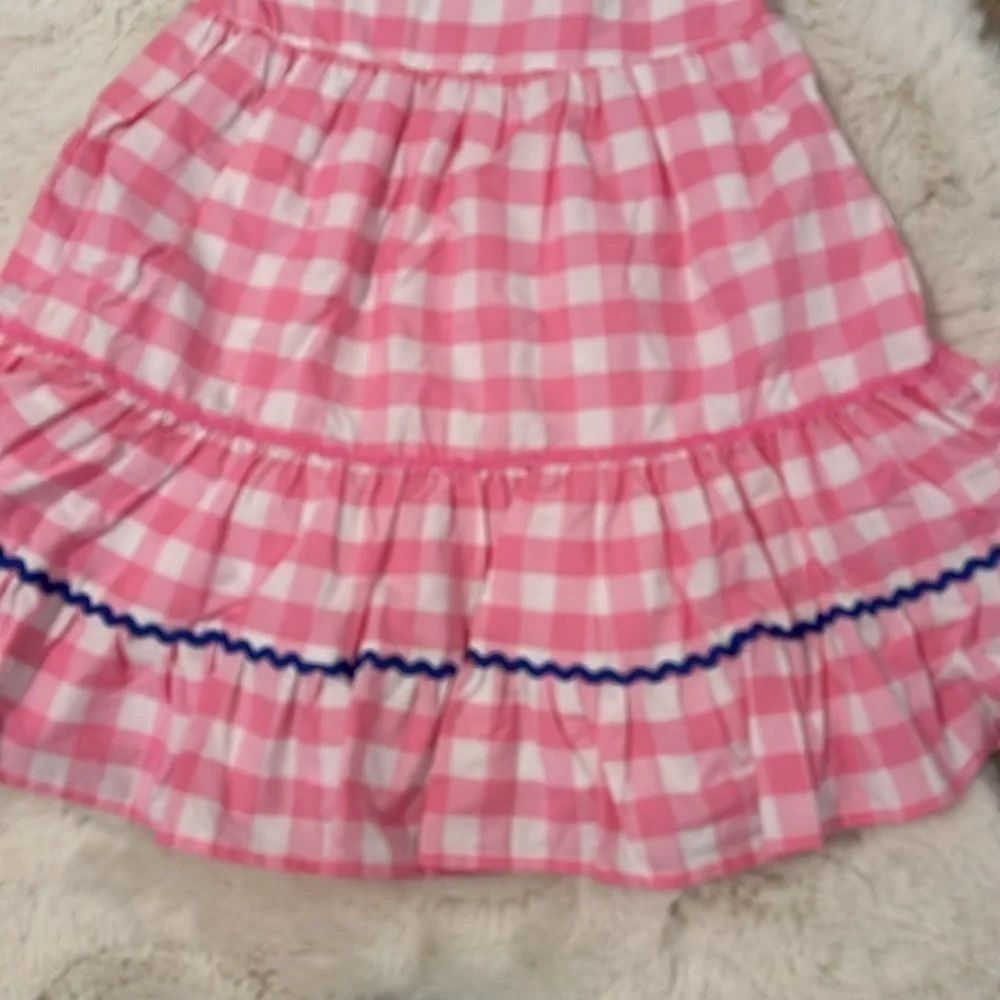 Tahari Girls’ Dress With Straw Hat size 5 - Picture 4 of 7